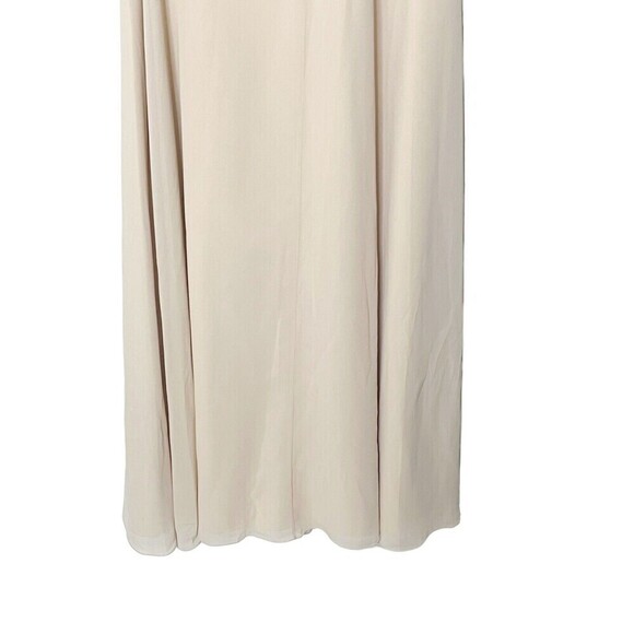 Marchesa Notte Cosenza One Shoulder Chiffon Gown Dress Women’s Size 10 Flawed - Picture 8 of 14